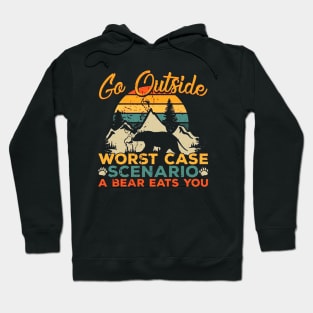 Go Outside camping Hoodie